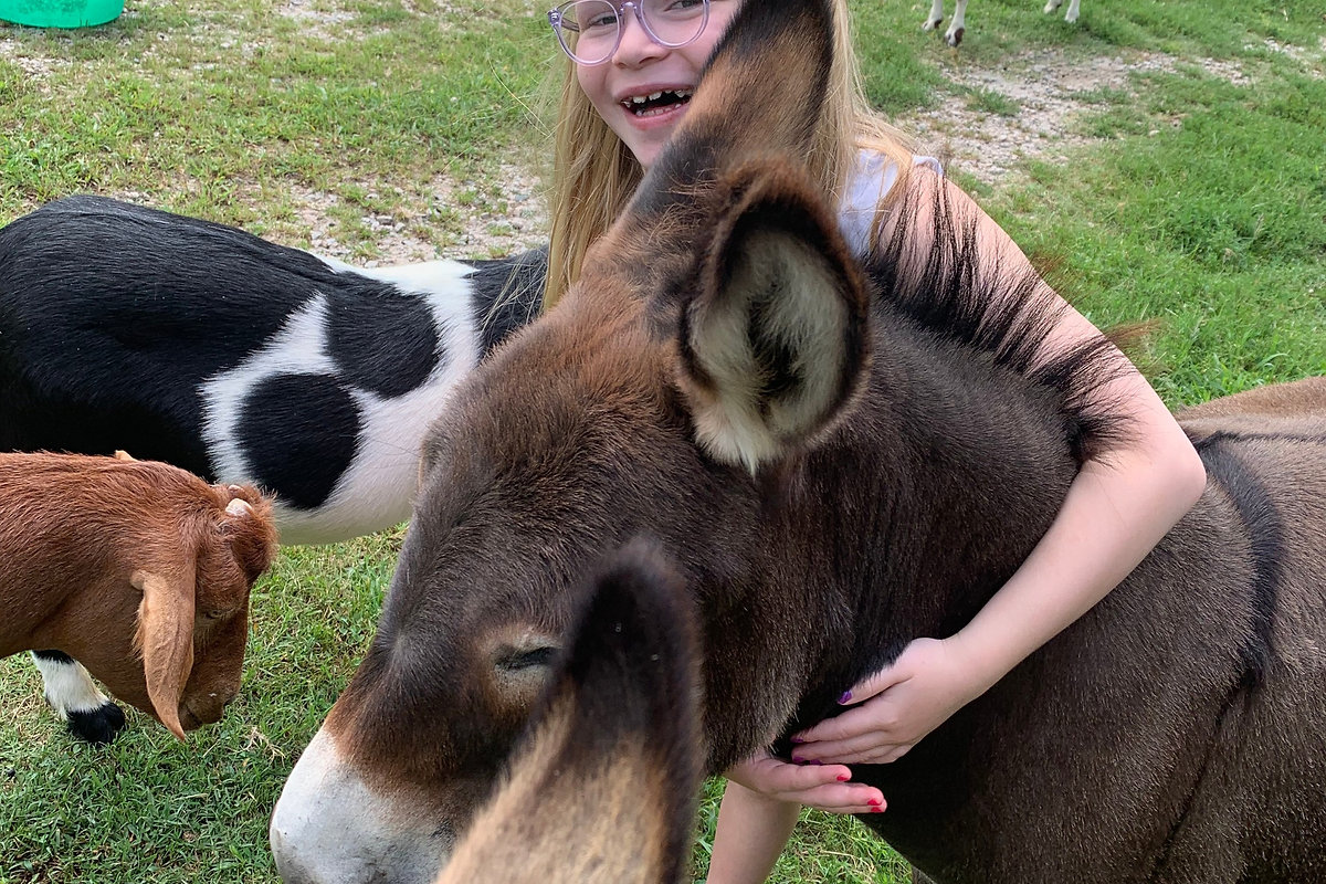 Children at Triple Brook Farm